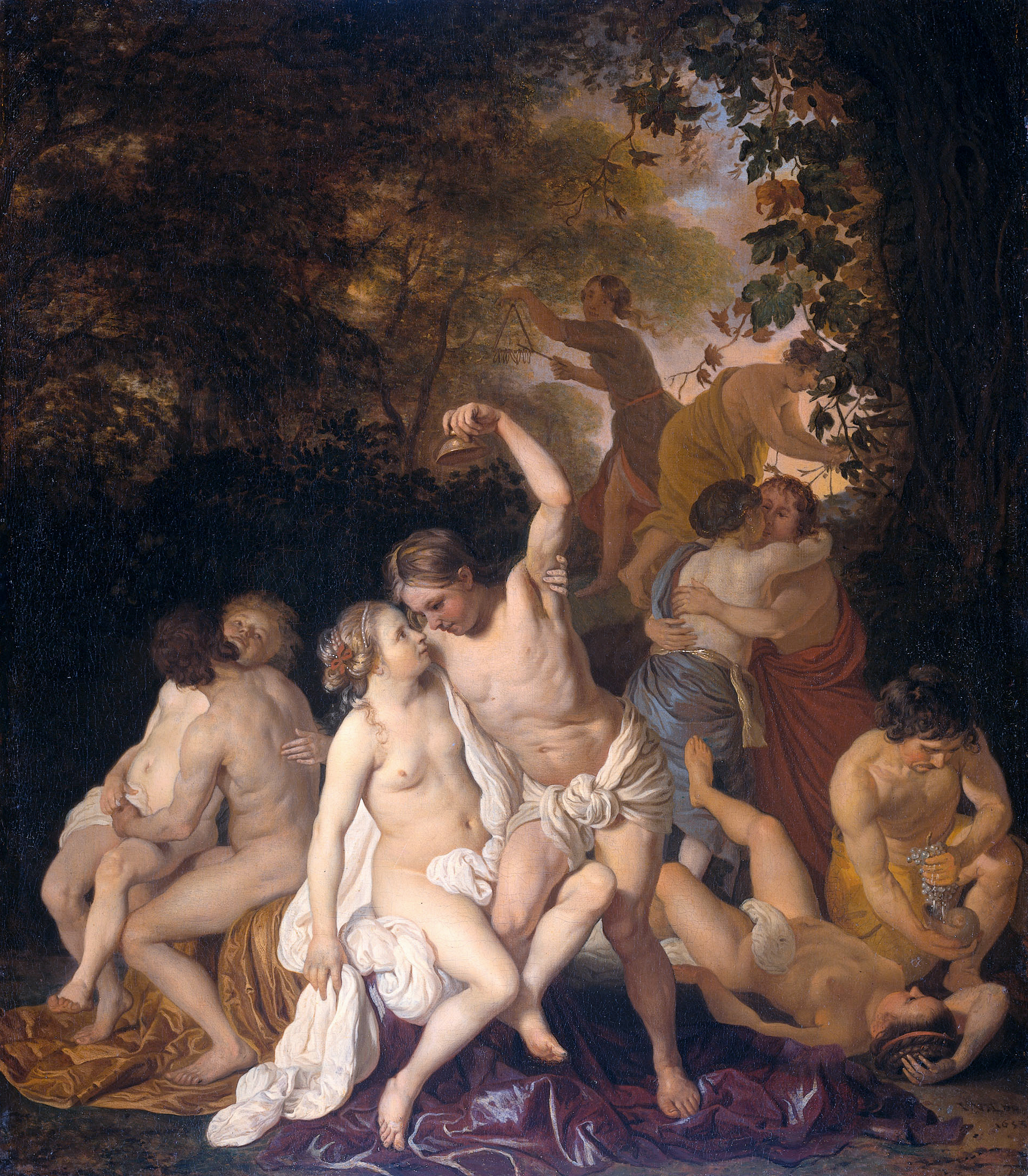 Bacchic scene